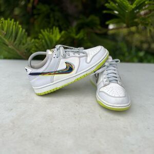 Nine Dunk Low 3D Swoosh Shoes (Boys Size: 6Y) (Womens Size: 7.5)